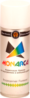 Краска Monarca Флуоресцентная (400мл, белый)