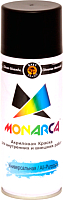 Краска Monarca Универсальная RAL 9005 (400мл, черный матовый) - 