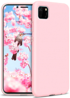 Чехол-накладка Case Matte для Huawei Y5p/Honor 9S (светло-розовый) - 
