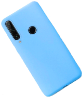Чехол-накладка Case Matte для Huawei Y6p (голубой) - 
