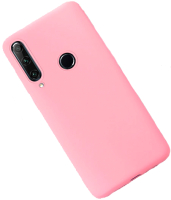 Чехол-накладка Case Matte для Huawei Y6p (светло-розовый) - 