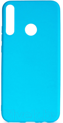 Чехол-накладка Case Matte для Huawei P40 Lite E/Y7P/Honor 9C (голубой)