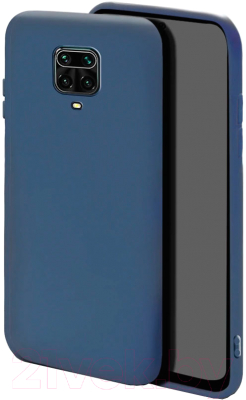 Чехол-накладка Case Matte для Redmi Note 9 Pro/Redmi Note 9S (синий)