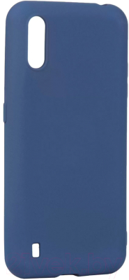 Чехол-накладка Case Matte для Galaxy M01 (синий)