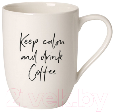Кружка Villeroy & Boch Keep Calm and Drink Coffee / 10-1621-9652
