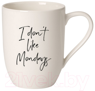 

Кружка Villeroy & Boch, I Don't Like Mondays / 10-1621-9653