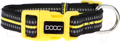 Ошейник DOOG Neon Bolt / COLBOLT-L (черный/желтый)