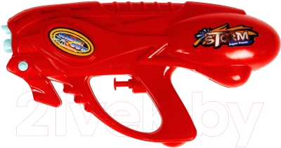 Бластер игрушечный Bondibon Водный пистолет. Наше лето / ВВ4370 (красный)