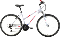 Велосипед Black One Alta 26 2021 (16, серый/красный/белый) - 