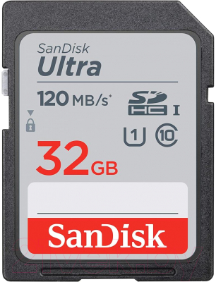 Карта памяти SanDisk Ultra 32GB (SDSDUN4-032G-GN6IN)