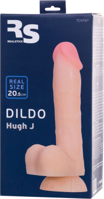 Фаллоимитатор ToyFa RealStick Silicone Hugh J / 9420002 (телесный)