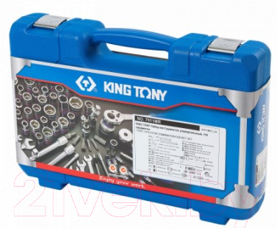 Универсальный набор инструментов King TONY 7582MR
