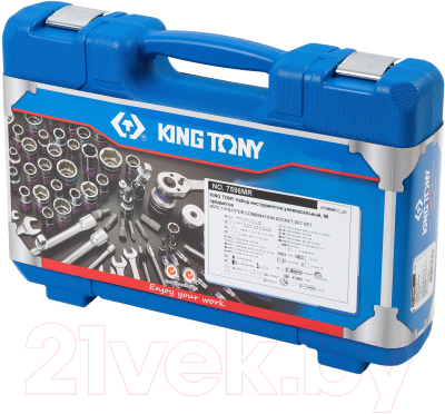 Универсальный набор инструментов King TONY 7596MR