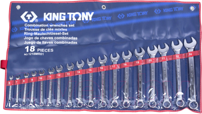 Набор ключей King TONY 1218MR01