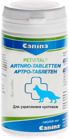 Витамины для животных Canina Petvital Arthro 60 Tabletten / 723003