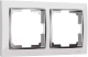 Рамка для выключателя Werkel W0021901 / a051649 (белый/хром) - 