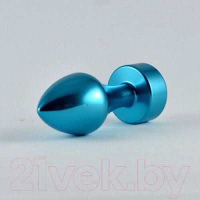 Пробка интимная LoveToy Rosebud Aluminium / RO-L002 (голубой)