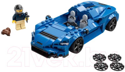 

Конструктор Lego, Speed Champions Спорткар McLaren Elva 76902