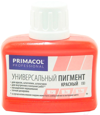 Колеровочный пигмент Primacol 09 (80мл, красный)