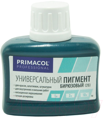 

Колеровочный пигмент Primacol, Бирюзовый, 26