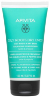 Кондиционер для волос Apivita Oily Roots & Dry Ends  (150мл) - 