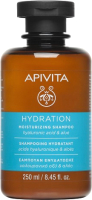 Шампунь для волос Apivita Moisturizing Shampoo с гиалуроновой кислотой и алоэ (250мл) - 