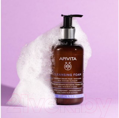 Пенка для умывания Apivita Foam Cleanser Face & Eye (200мл)