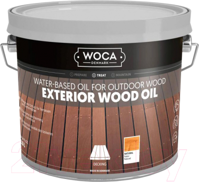 Масло для древесины Woca Exterior Wood Oil (2.5л, грозовой серый)