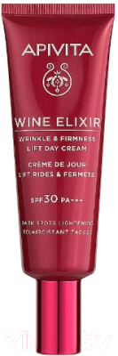 Крем для лица Apivita New Wine Elixir Wrinkle And Firmness Lift Day Cream SPF30 (40мл)