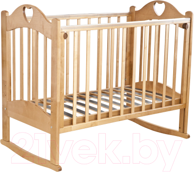 Детская кроватка Красная звезда Любаша С635 (медовый)