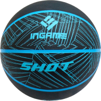 Баскетбольный мяч Ingame Shot №7 (черный/синий) - 