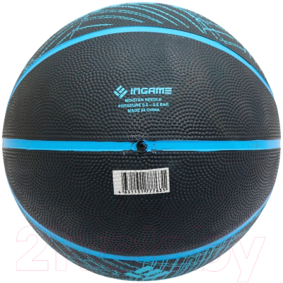 Баскетбольный мяч Ingame Shot №7 (черный/синий)