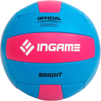 Мяч волейбольный Ingame Bright (голубой/розовый) - 
