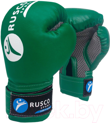 Боксерские перчатки RuscoSport 6oz (зеленый)