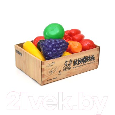 Набор игрушечных продуктов Knopa Большой ящик Фрукты-овощи / 87048