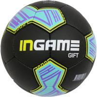 Футбольный мяч Ingame Gift №5 2020 (черный/синий/желтый) - 