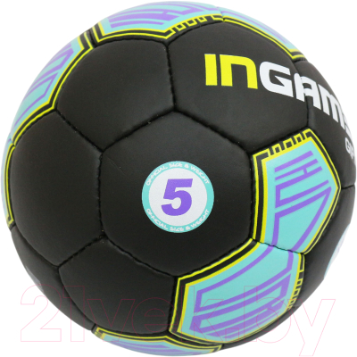 Футбольный мяч Ingame Gift №5 2020 (черный/синий/желтый)