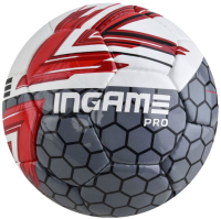 Футбольный мяч Ingame Pro №4 2020 (красный/серый) - 