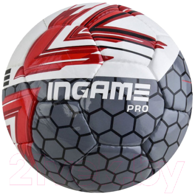 Футбольный мяч Ingame Pro №4 2020 (красный/серый)