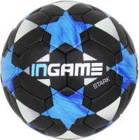 Футбольный мяч Ingame Stark 2020 (размер 5, черный/синий) - 