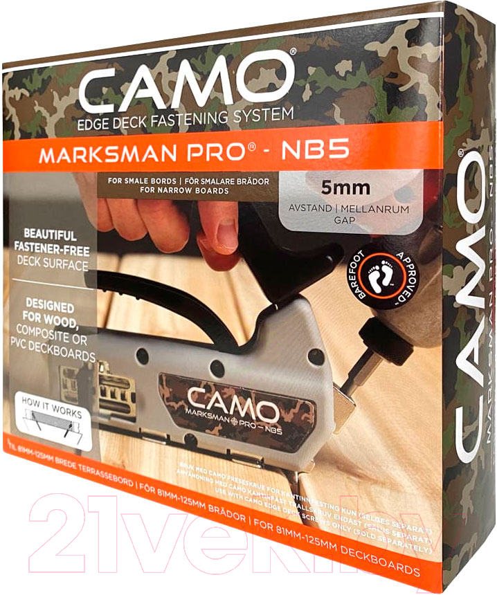 Инструмент для скрытого монтажа доски Camo Marksman NB 5