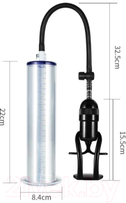 Вакуумная помпа для пениса LoveToy Maximizer Worx Limited Edition Pump / LV1441 (черный)