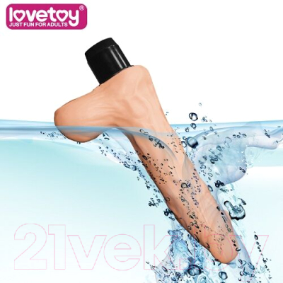 Вибратор LoveToy Real Feel Cyberskin Vibrator / LV1009