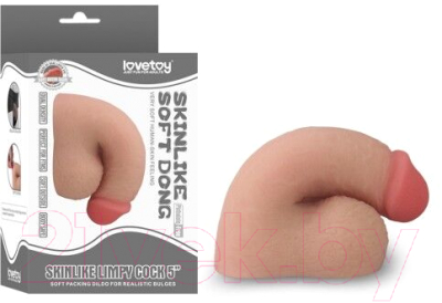 Фаллоимитатор LoveToy Skinlike Limpy Cock 5 / LV312001