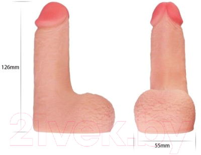 Фаллоимитатор LoveToy Skinlike Limpy Cock 5 / LV312001