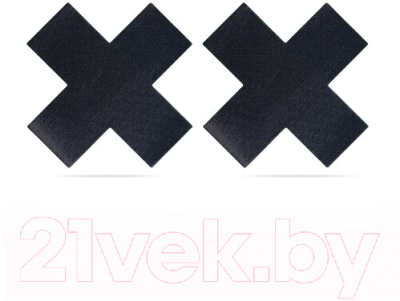 Набор пэстисов LoveToy Cross Pattern Nipple Pasties / LV763002