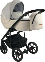 Детская универсальная коляска Bexa Ideal 2 в 1 (ID 07, бежевый/бежевая кожа) - 