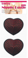 Набор пэстисов LoveToy Reusable Red Diamond Heart Nipple Pasties / LV763009 - 