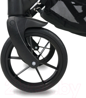 Детская универсальная коляска Bexa Air 2 в 1 (07, черная кожа/серебряный)