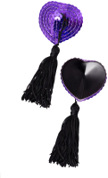Набор пэстисов Erolanta Denise / 790025 (фиолетовый/черный) - 